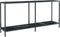 vidaXL - Wandtafel - 160x35x75,5 - cm - gehard - glas - zwart