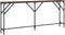 vidaXL - Wandtafel - 180x23x75 - cm - bewerkt - hout - bruin - eikenkleur