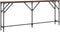 vidaXL - Wandtafel - 180x23x75 - cm - bewerkt - hout - gerookt - eikenkleurig