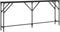 vidaXL - Wandtafel - 180x23x75 - cm - bewerkt - hout - zwart