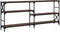 vidaXL - Wandtafel - 180x29x76,5 - cm - bewerkt - hout - bruin - eikenkleur