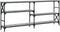 vidaXL - Wandtafel - 180x29x76,5 - cm - bewerkt - hout - grijs - sonoma - eikenkleurig