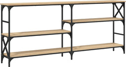 vidaXL - Wandtafel - 180x29x76,5 - cm - bewerkt - hout - sonoma - eikenkleurig