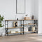 vidaXL - Wandtafel - 180x29x76,5 - cm - bewerkt - hout - sonoma - eikenkleurig