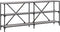 vidaXL - Wandtafel - 180x30x75 - cm - bewerkt - hout - en - ijzer - grijs - sonoma - eiken