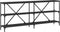 vidaXL - Wandtafel - 180x30x75 - cm - bewerkt - hout - en - ijzer - zwart