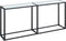 vidaXL - Wandtafel - 180x35x75,5 - cm - gehard - glas - witmarmerkleurig