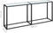 vidaXL - Wandtafel - 180x35x75,5 - cm - gehard - glas - witmarmerkleurig
