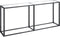 vidaXL - Wandtafel - 180x35x75,5 - cm - gehard - glas - transparant