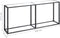 vidaXL - Wandtafel - 180x35x75,5 - cm - gehard - glas - transparant