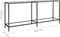 vidaXL - Wandtafel - 180x35x75,5 - cm - gehard - glas - transparant