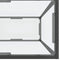 vidaXL - Wandtafel - 180x35x75,5 - cm - gehard - glas - transparant