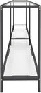 vidaXL - Wandtafel - 180x35x75,5 - cm - gehard - glas - transparant
