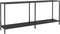 vidaXL - Wandtafel - 180x35x75,5 - cm - gehard - glas - zwart