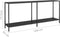 vidaXL - Wandtafel - 180x35x75,5 - cm - gehard - glas - zwart
