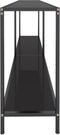 vidaXL - Wandtafel - 180x35x75,5 - cm - gehard - glas - zwart