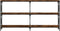 vidaXL - Wandtafel - 200x28x80,5 - cm - bewerkt - hout - gerookt - eikenkleurig
