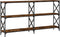 vidaXL - Wandtafel - 200x28x80,5 - cm - bewerkt - hout - gerookt - eikenkleurig
