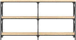 vidaXL - Wandtafel - 200x28x80,5 - cm - bewerkt - hout - sonoma - eikenkleurig