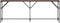 vidaXL - Wandtafel - 200x29x75 - cm - bewerkt - hout - bruin - eikenkleur