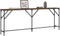 vidaXL - Wandtafel - 200x29x75 - cm - bewerkt - hout - bruin - eikenkleur