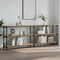 vidaXL - Wandtafel - 200x29x75 - cm - bewerkt - hout - sonoma - eikenkleurig