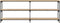 vidaXL - Wandtafel - 200x29x75 - cm - bewerkt - hout - sonoma - eikenkleurig