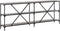 vidaXL - Wandtafel - 200x30x75 - cm - bewerkt - hout - en - ijzer - grijs - sonoma - eiken