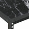 vidaXL - Wandtafel - 200x35x75,5 - cm - gehard - glas - zwartmarmerkleurig