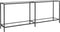 vidaXL - Wandtafel - 200x35x75,5 - cm - gehard - glas - transparant