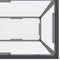 vidaXL - Wandtafel - 200x35x75,5 - cm - gehard - glas - transparant