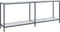 vidaXL - Wandtafel - 200x35x75,5 - cm - gehard - glas - wit