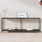 vidaXL - Wandtafel - 200x35x75,5 - cm - gehard - glas - zwart
