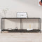 vidaXL - Wandtafel - 200x35x75,5 - cm - gehard - glas - zwart
