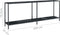vidaXL - Wandtafel - 200x35x75,5 - cm - gehard - glas - zwart