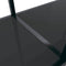 vidaXL - Wandtafel - 200x35x75,5 - cm - gehard - glas - zwart
