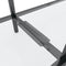 vidaXL - Wandtafel - 220x35x75,5 - cm - gehard - glas - transparant