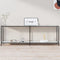 vidaXL - Wandtafel - 220x35x75,5 - cm - gehard - glas - wit