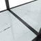 vidaXL - Wandtafel - 220x35x75,5 - cm - gehard - glas - wit
