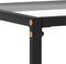 vidaXL - Wandtafel - 60x35x75 - cm - gehard - glas - transparant