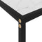 vidaXL - Wandtafel - 60x35x75 - cm - gehard - glas - wit
