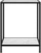 vidaXL - Wandtafel - 60x35x75 - cm - gehard - glas - wit