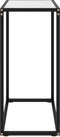 vidaXL - Wandtafel - 60x35x75 - cm - gehard - glas - wit