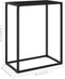 vidaXL - Wandtafel - 60x35x75 - cm - gehard - glas - zwart