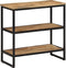 vidaXL - Wandtafel - 70x35x70 - cm - massief - ruw - mangohout