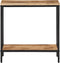 vidaXL - Wandtafel - 70x35x70 - cm - massief - ruw - mangohout