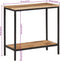 vidaXL - Wandtafel - 70x35x70 - cm - massief - ruw - mangohout