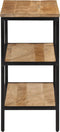 vidaXL - Wandtafel - 70x35x70 - cm - massief - ruw - mangohout