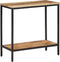 vidaXL - Wandtafel - 70x35x70 - cm - massief - ruw - mangohout