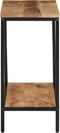 vidaXL - Wandtafel - 70x35x70 - cm - massief - ruw - mangohout